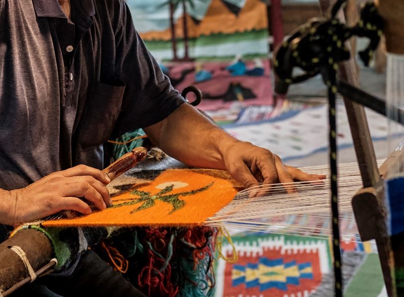 Visit Cairo weaving school in Egypt