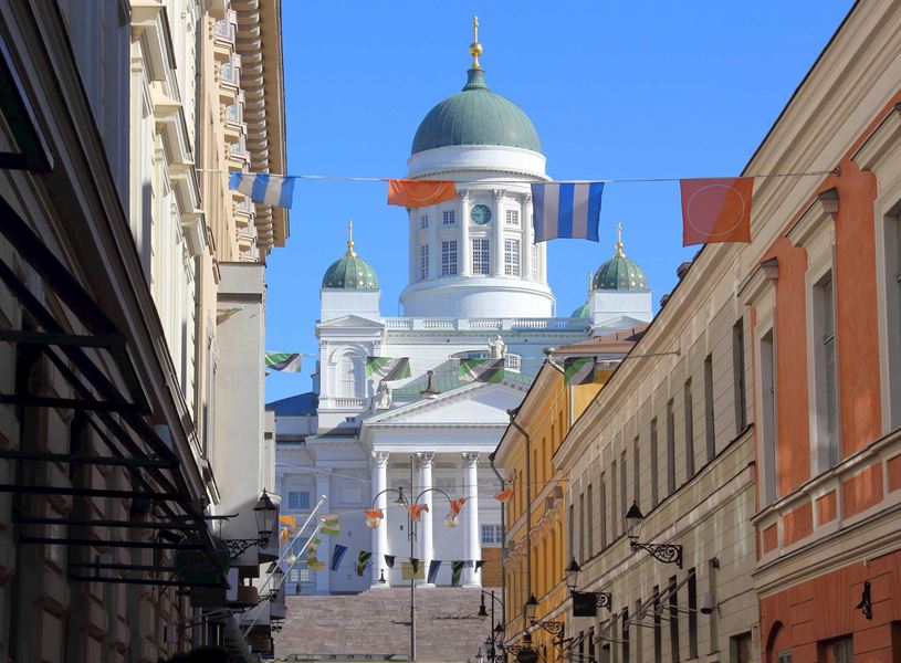 Cathedral in Helsinki, Finland