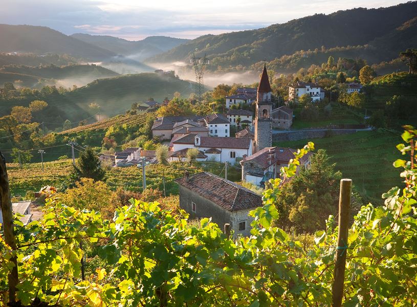 Dinner in the Mountains, Veneto, Italy