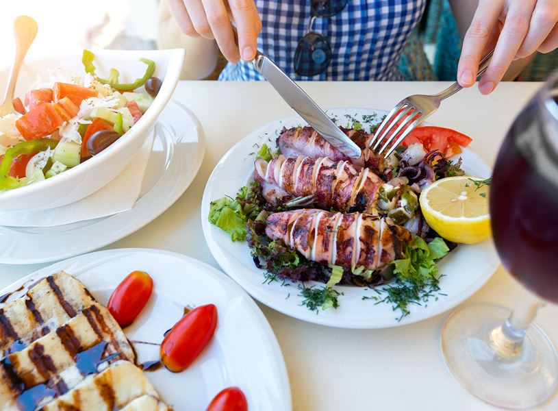 Mediterranean Dinner, Costa del Sol, Spain