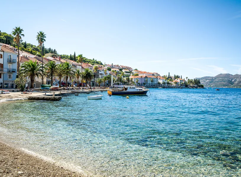 Scenic Drive and Koboa Belin, Korcula, Croatia