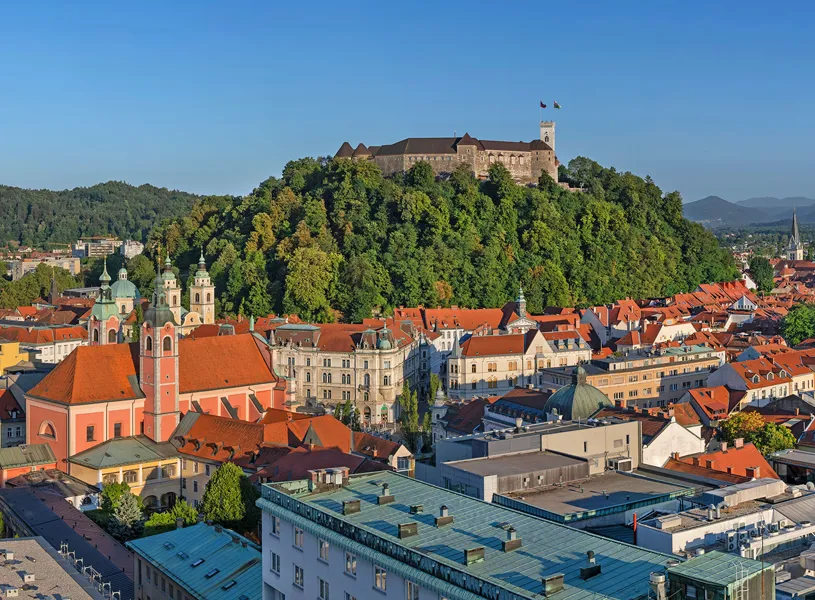 Slovenian Dinner, Ljubljana, Slovenia