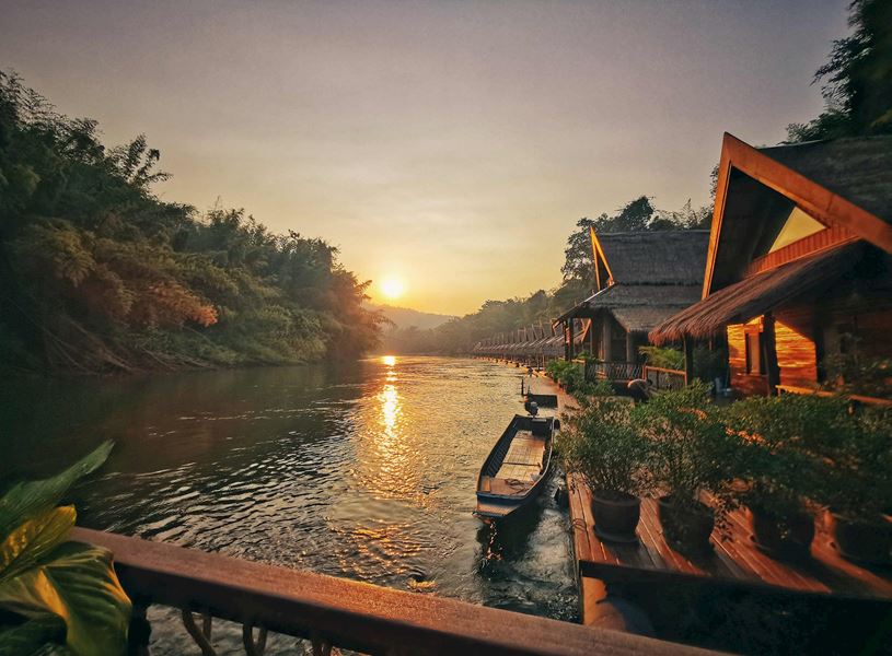 River Kwai in Kanchanaburi, Thailand