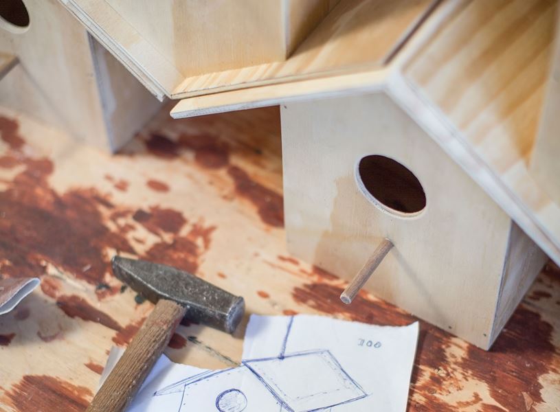 Bird House Making Experience in Stowe, Vermont