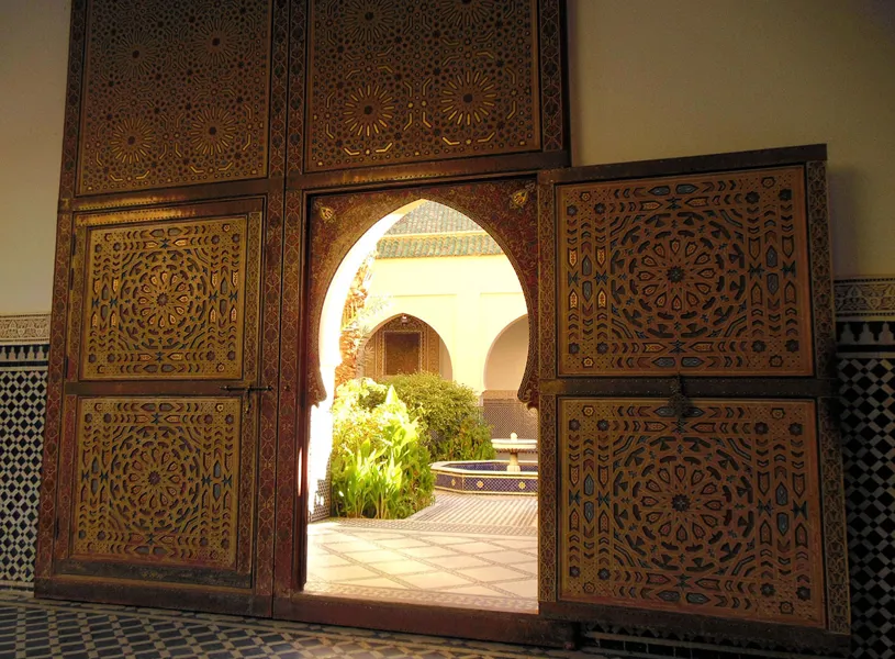 The Mausoleum Für Moulay Ali Cherif in Rissani, Morocco