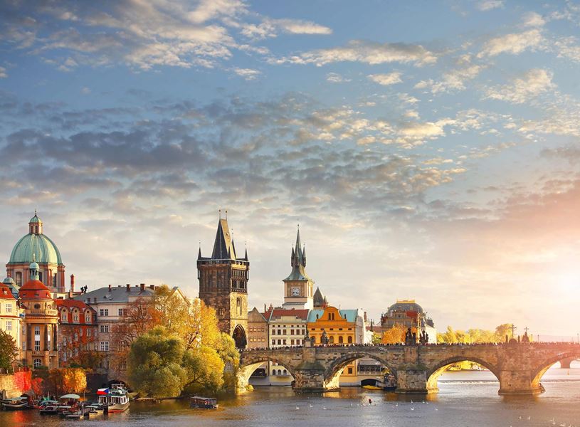 Charles Bridge in Prague, Czech Republic