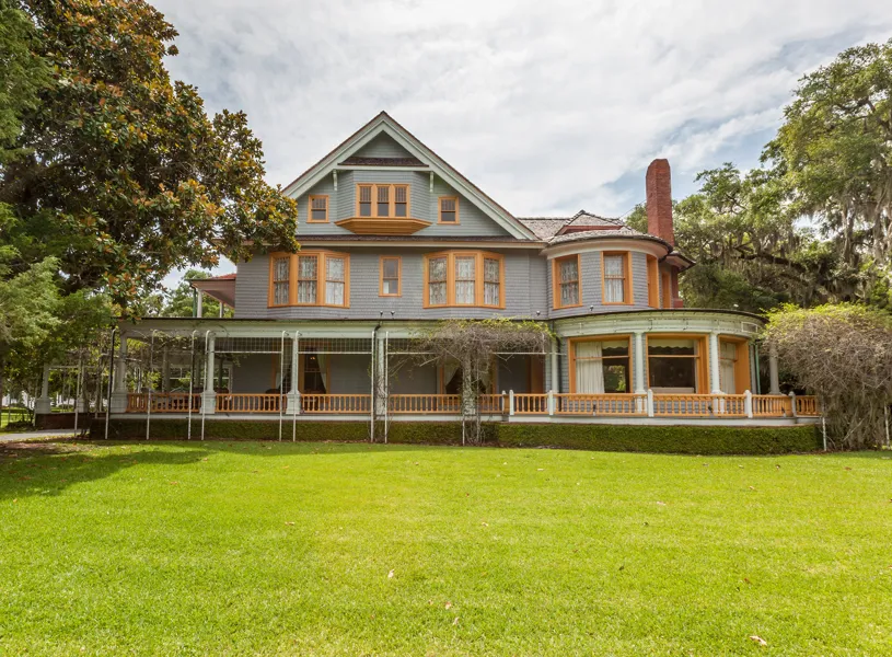 Indian Mound Rockefeller Cottage Jekyll Island Museum, Georgia, USA