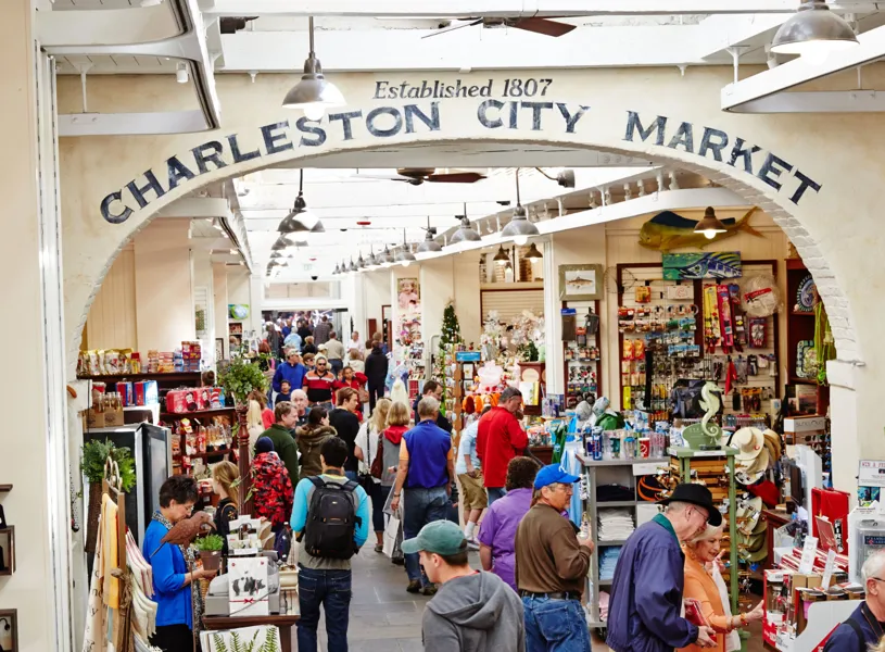 Visit the Charleston City Market in Charleston, South Carolina, USA