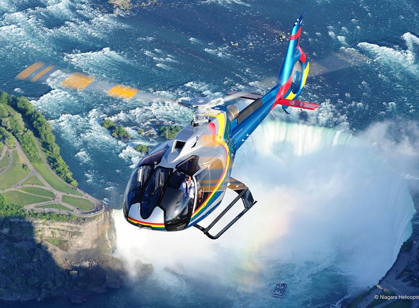 Enjoy an exhilarating and scenic helicopter flight Niagara, New York, USA