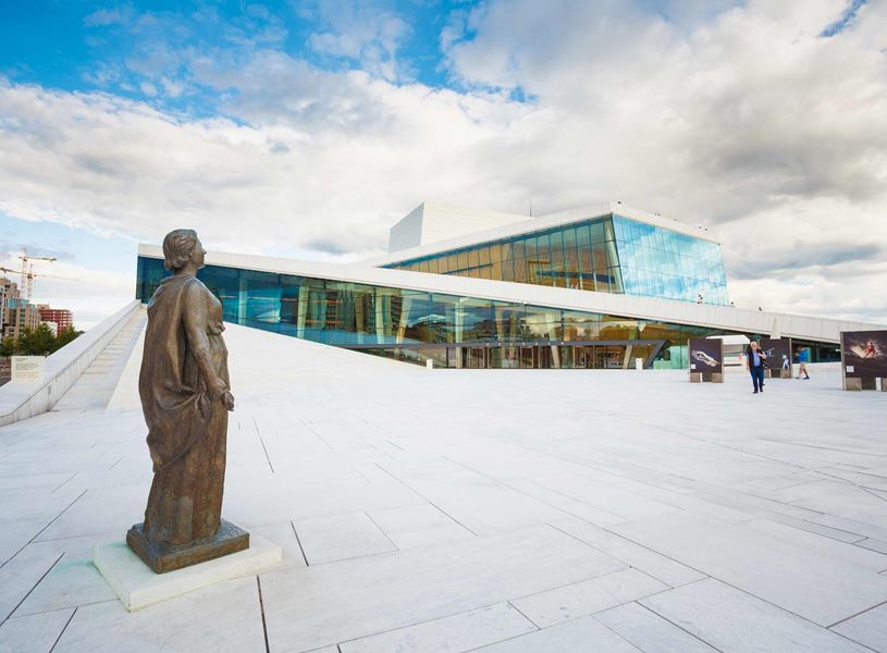 Opera Ballet House in Oslo, Norway