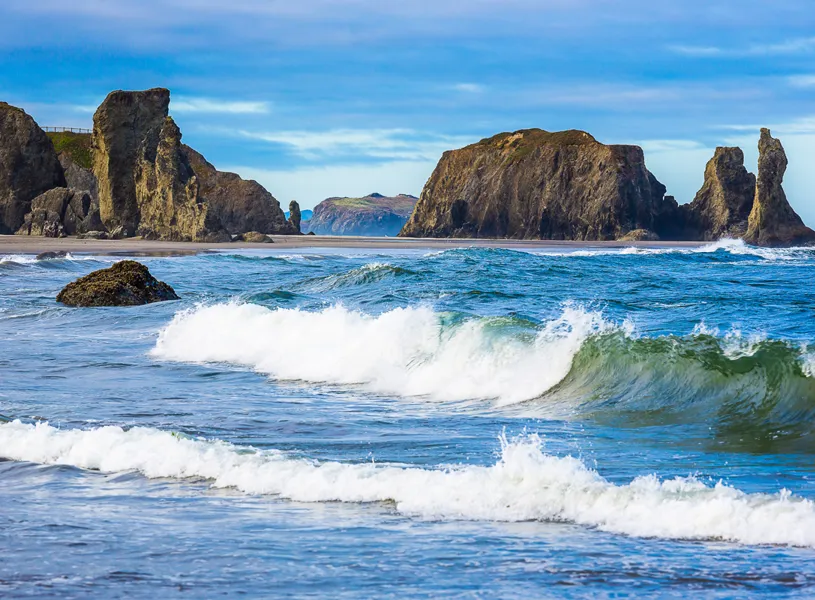 South Jetty Beach Bandon, Oregon, USA
