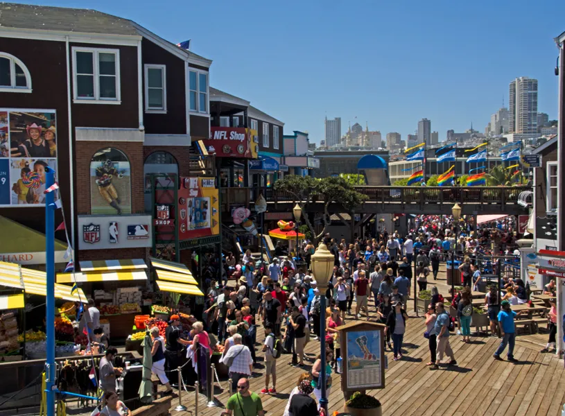 Pier 39 in San Francisco, California, USA