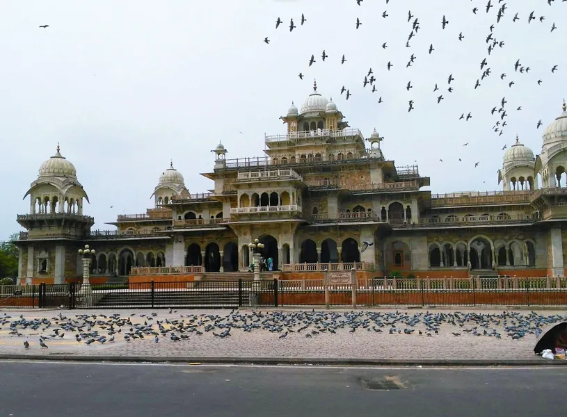 Front of Albert Hall Museum, Jaipur, India