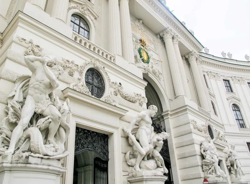 The Hofburg Palace in Vienna, Austria