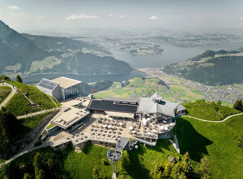 Revolving Restaurant At Mt.Stanserhorn