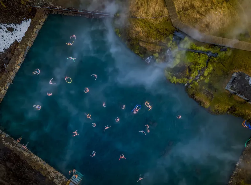 The Secret Lagoon, Fludir, Iceland