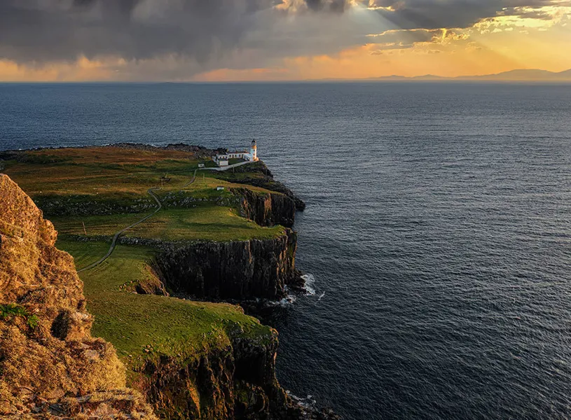Storm Over Neist Point, Isle Of Skye, Scotland