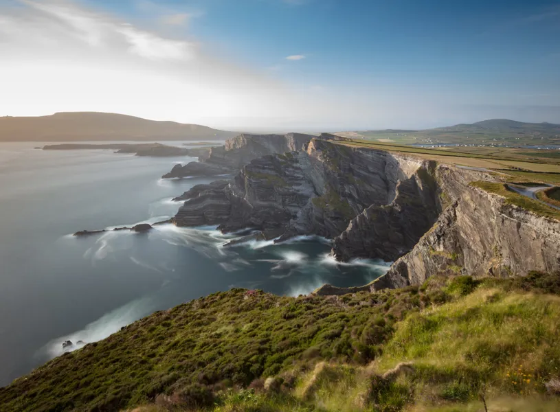 Famous Kerry Cliffs, Ring Of Kerry, Ireland