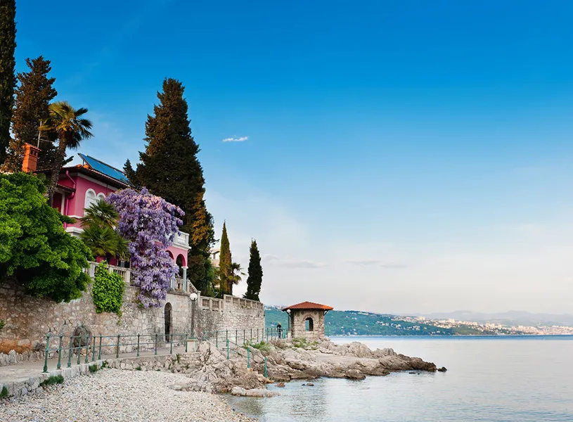 Adriatic Sea Scenic View, Opatija, Croatia