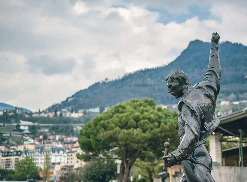Freddy Mercury Statue, Montreux, Switzerland