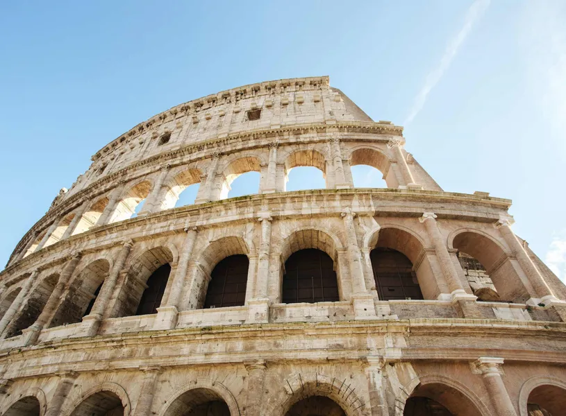 The Colosseum in Rome, Italy