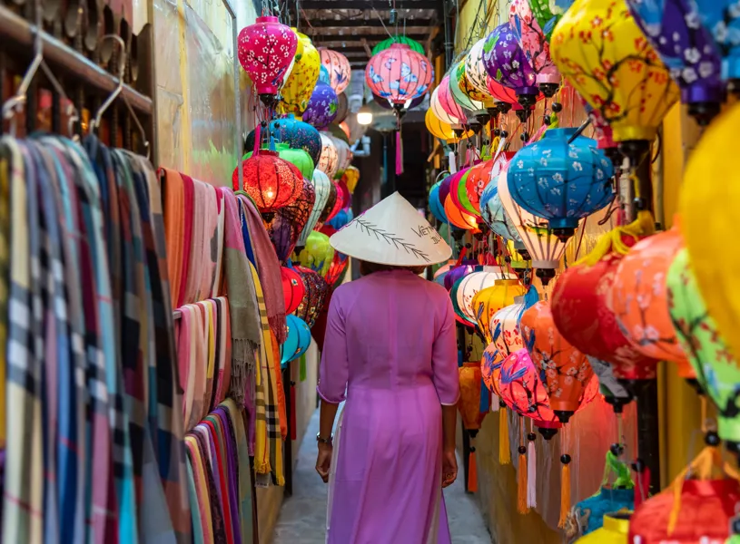 Silk Grafting at Van Phuc Silk Village, Hanoi, Vietnam