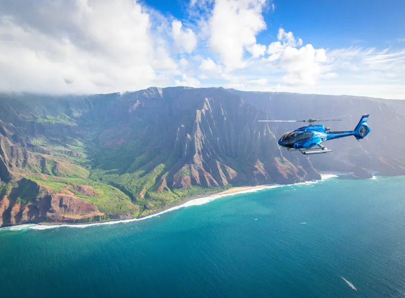 Kauai from above, Kauai, Hawaii, USA