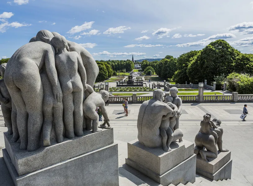 Vigeland Installation Insid Frogner Park Oslo