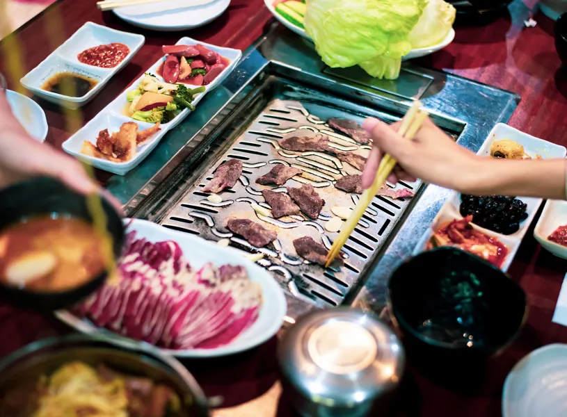 Korean Barbecue, Seoul, South Korea