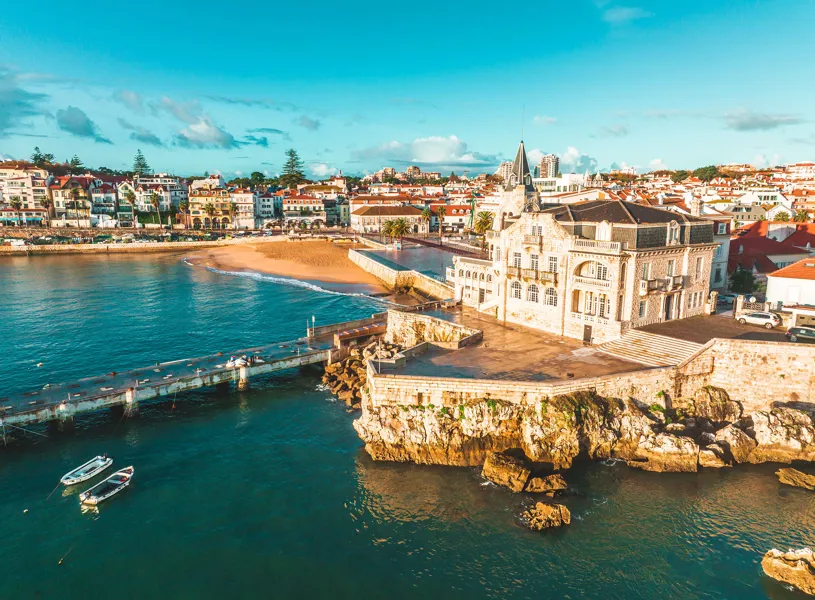 View Of Beach, Cascais Lisbon Portugal 
