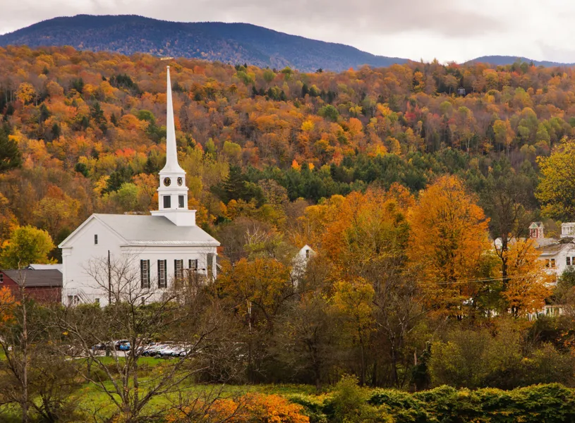 Community church, Stowe, Vermont, USA