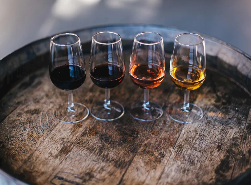 Enjoy Port tasting and learn about it's production in a Port cellar in Porto