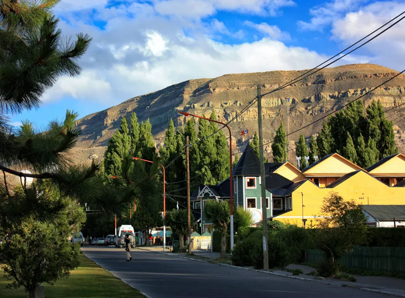 Main Avenue Of El Calafate Argentina