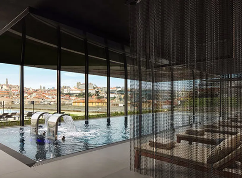 Tivoli Kopke Porto Gaia Hotel Spa Indoor Swimming Pool With Jets