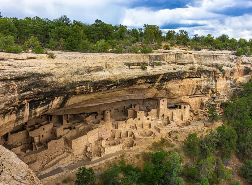 Cliff Palace in Mesa Verde National Park, USA