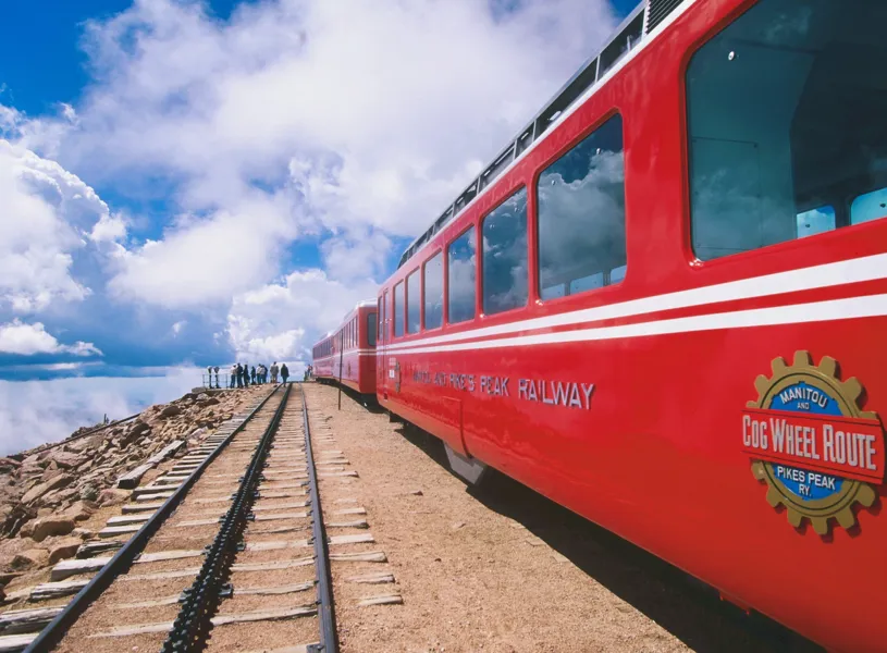 Pikes Peak Cog Railway, Colorado, USA