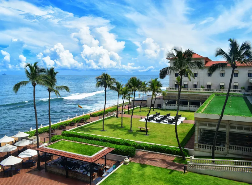 Gardens of Galle Face Hotel,  Colombo, Sri Lanka