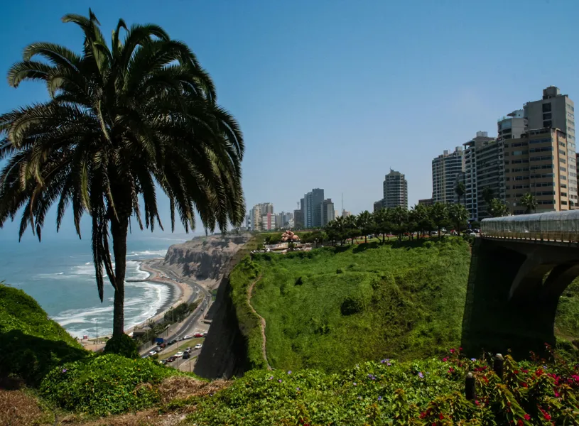 Lima coastline, Lima, Peru