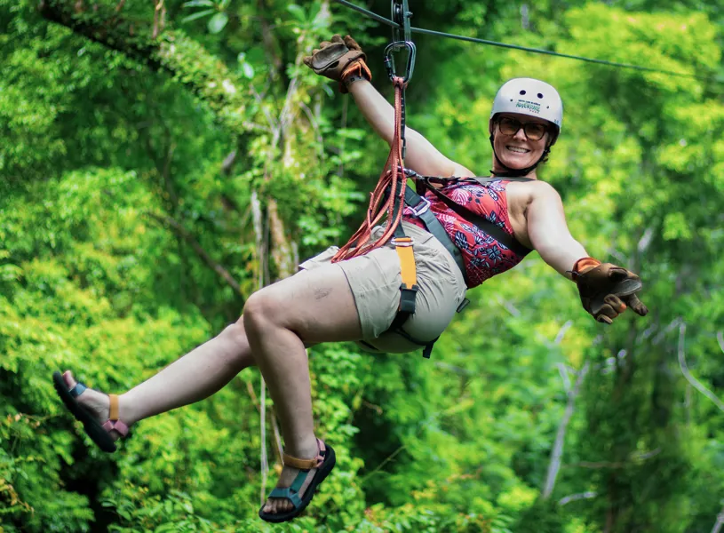 Ziplining through the Treetops, Arenal, Costa Rica