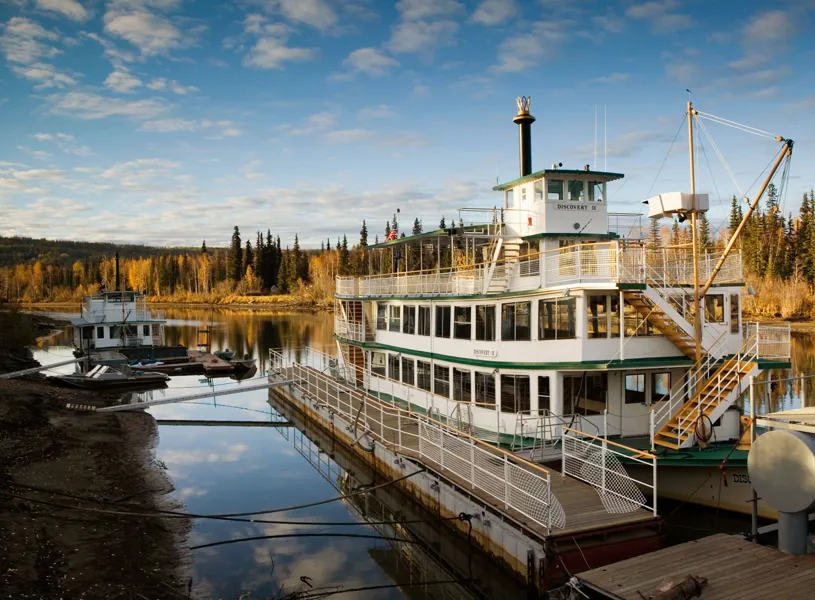 Ride along the Riverboat Discovery in Fairbanks, Alaska, USA