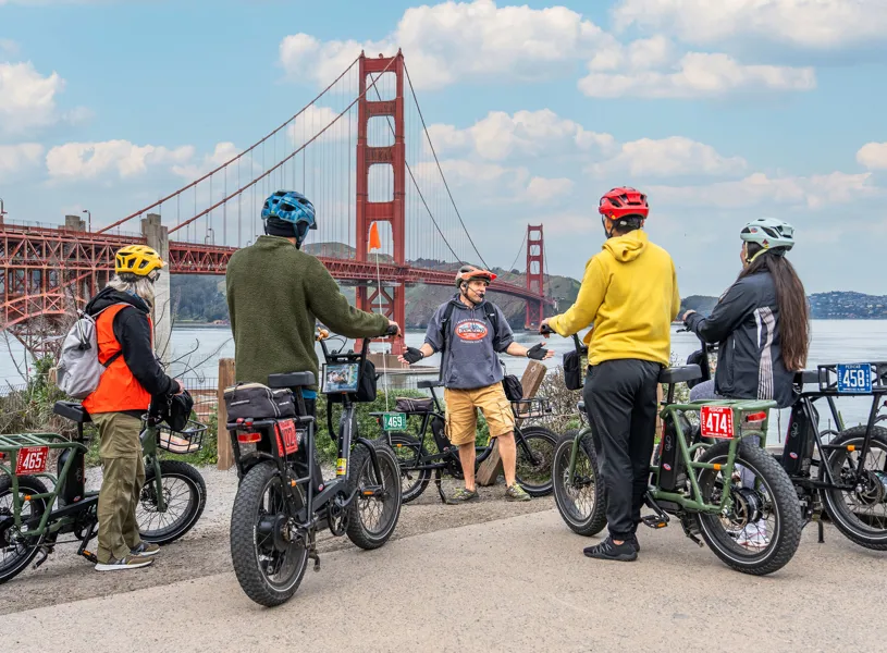 E-Bike Tour, San Francisco, California, USA