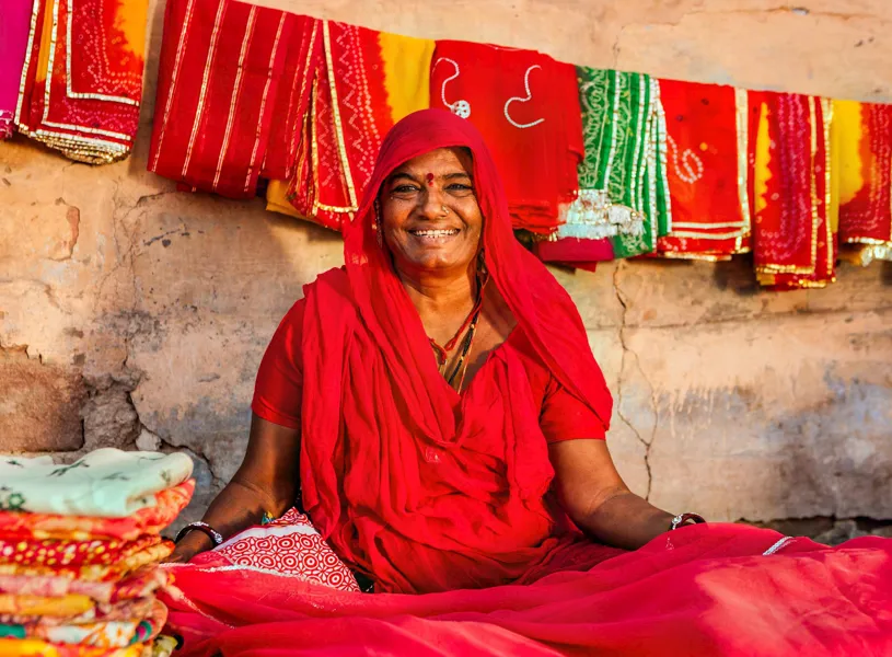Visit a local market in Udaipur, India