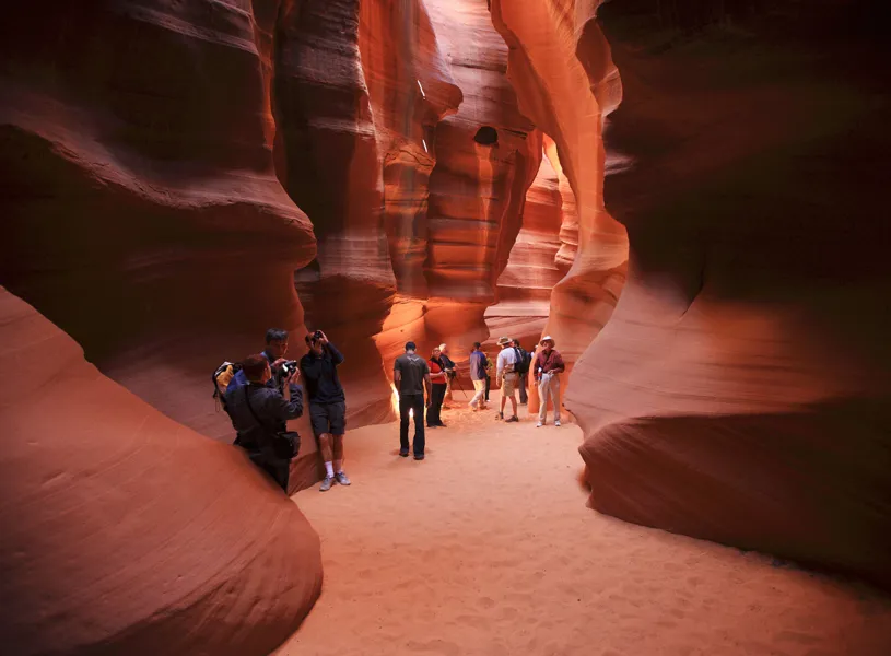 Antelope Canyon Page Arizona Usa 