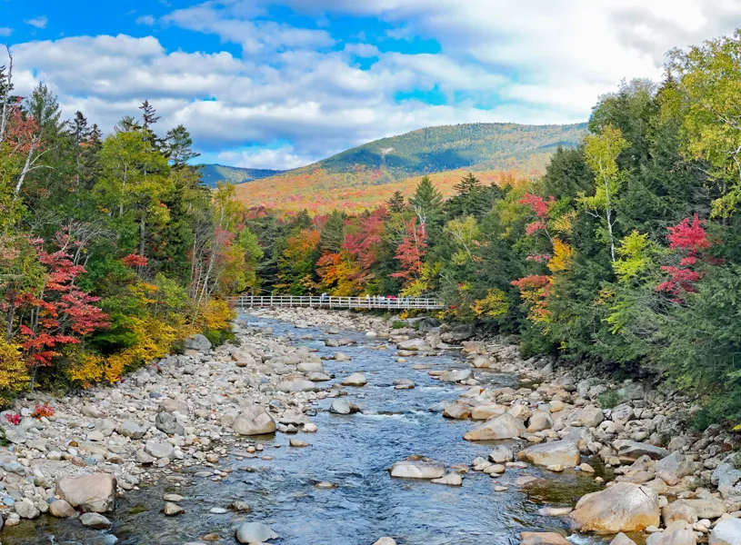 Pemigewasset river, New Hampshire, USA