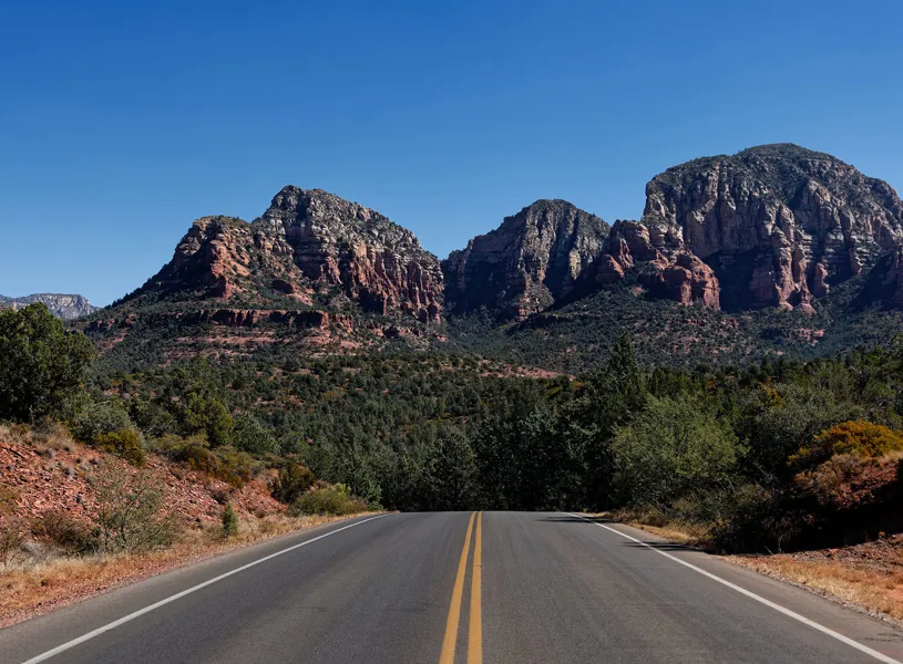 Scenic Drive Along Highway 89 Bryce Canyon Utah 