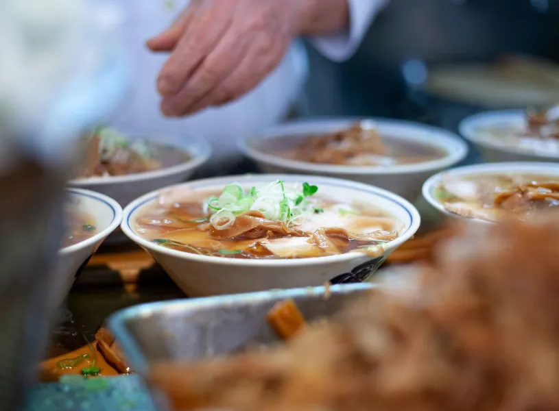 Ramen lunch, Tokyo, Japan