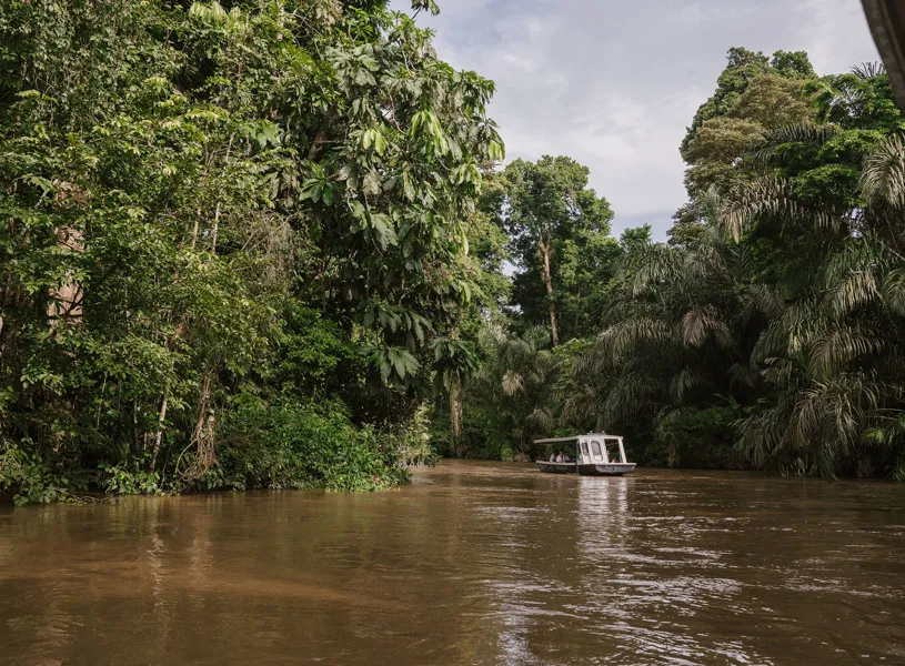 Boat ride through Tortuguero, Costa Rica