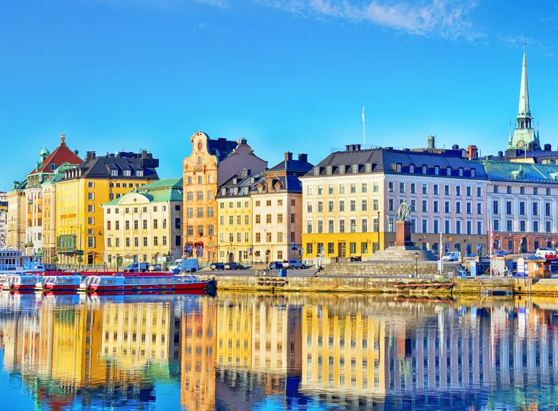 Old Town Skeppsholmen Stockholm Sweden 
