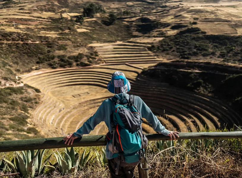 Mountain In Moray Peru