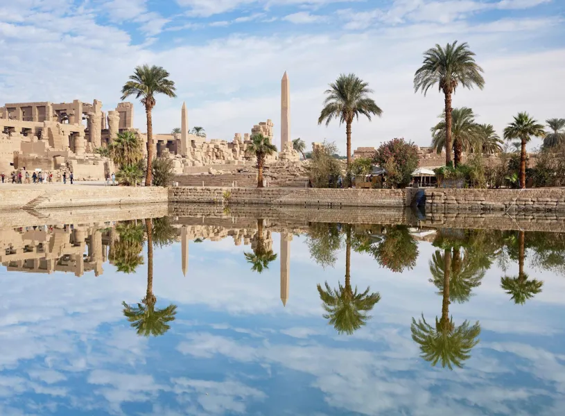 Temples of Karnak in Luxor, Egypt